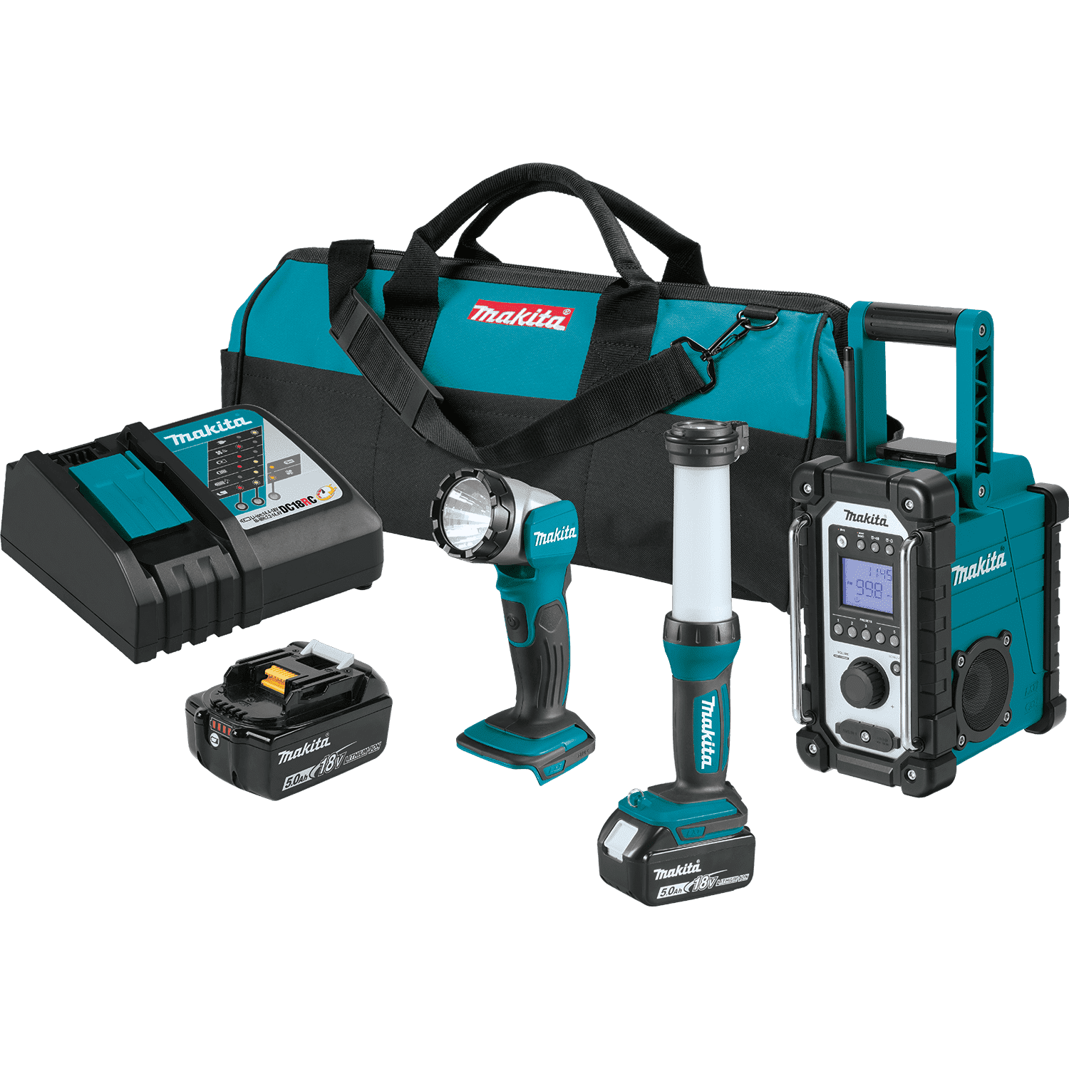 Picture of 18V LXT Lithium-Ion Cordless 3-Pc. Combo Kit (5.0Ah)