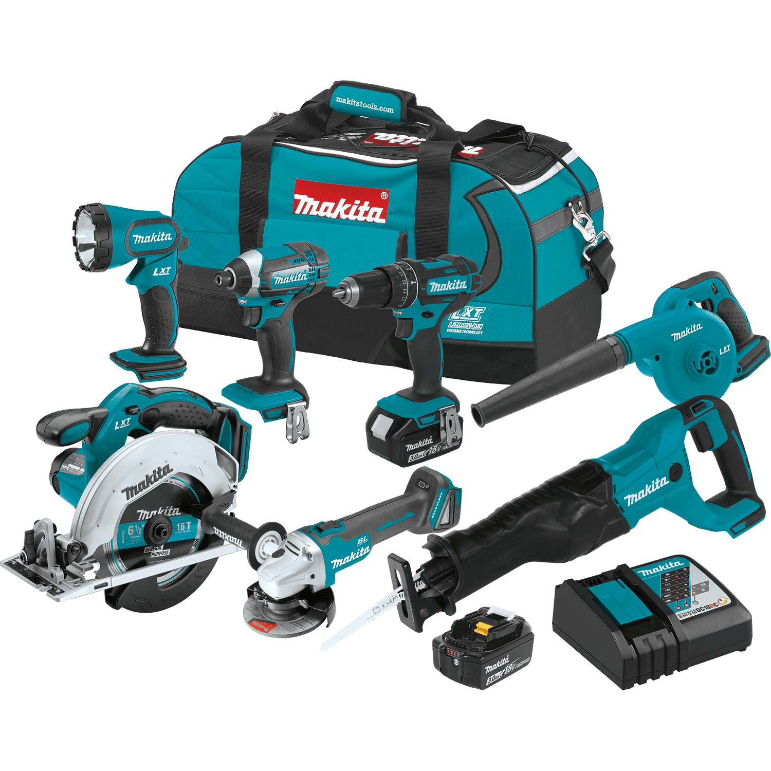 Picture of 18V LXT Lithium-Ion Cordless 7-Pc. Combo Kit (3.0Ah)