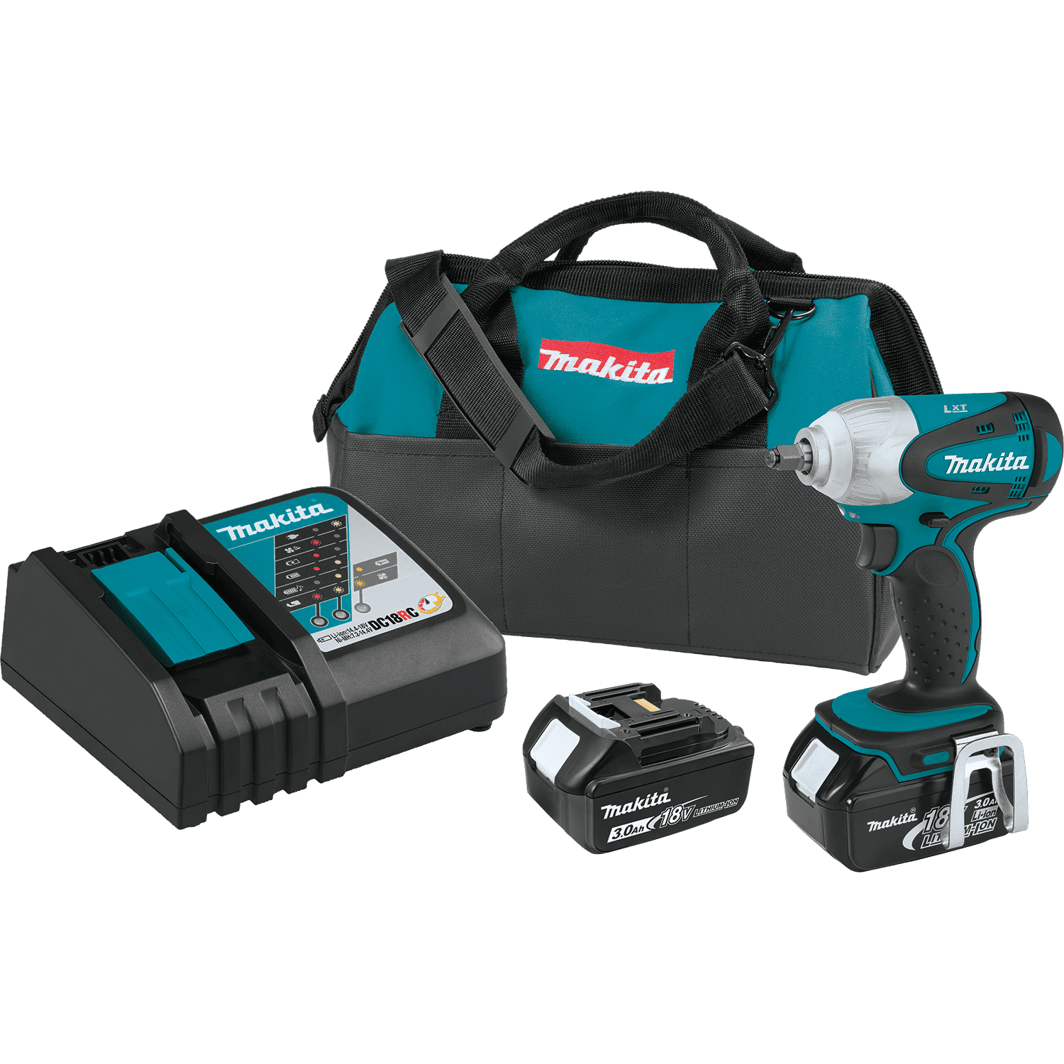 Picture of 18V LXT Lithium-Ion Cordless 3/8" Sq. Drive Impact Wrench Kit (3.0Ah)