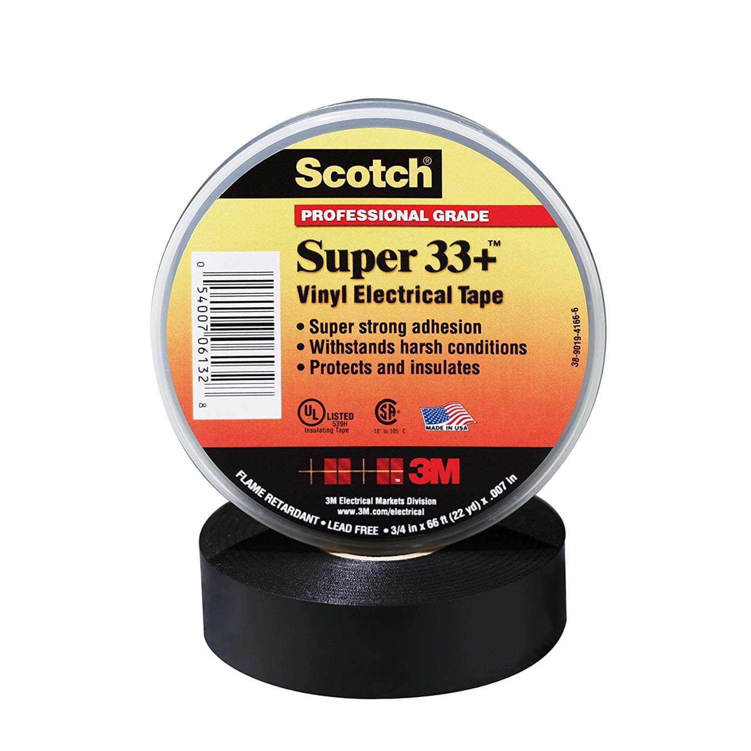Picture of Tape Electrical 3/4" x 66’ 33+ 3M – Black 