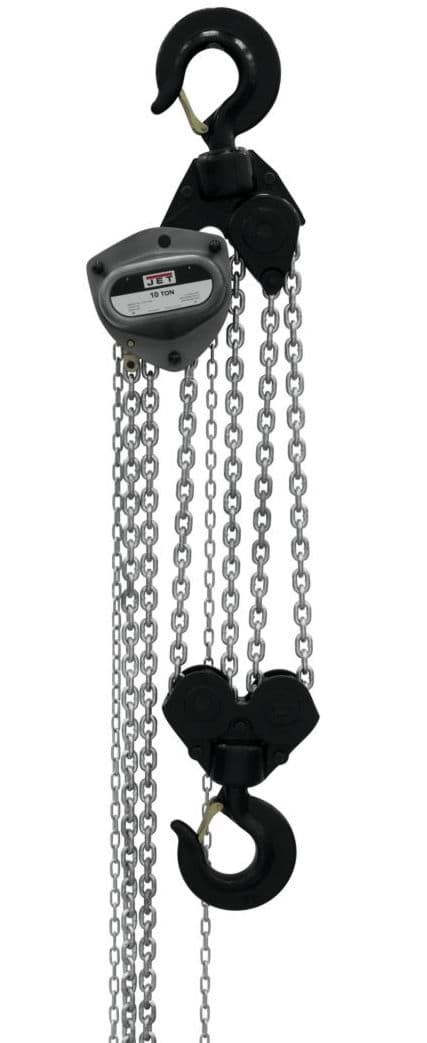 Picture of L100-1000WO-10, 10 Ton Hoist with Overload Protection and 10' Lift