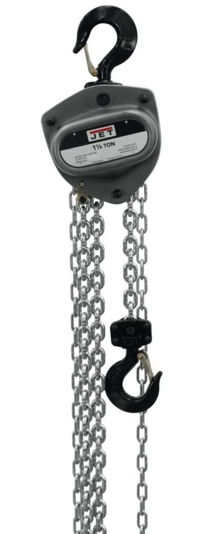 Picture of L-100-150WO-15, 1-1/2 Ton Hand Chain Hoist With 15' Lift & Overload Protection