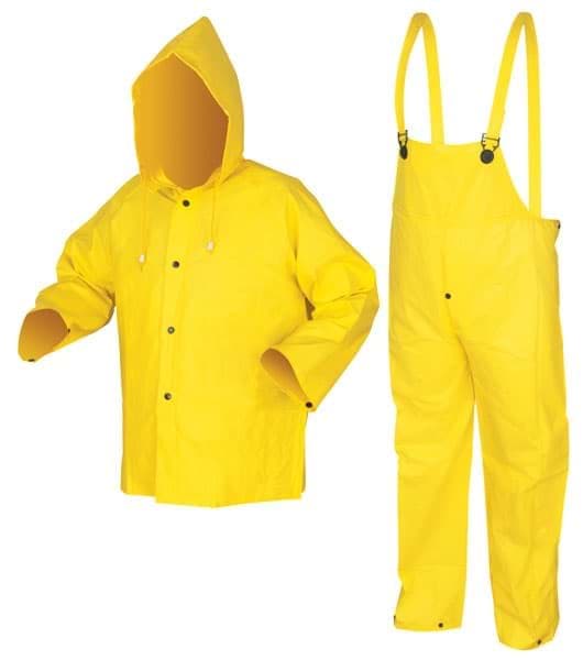 Picture of Rain Suit (Pants, Coat, Hood) 3Pc Yellow Flame Resistant - 5XL