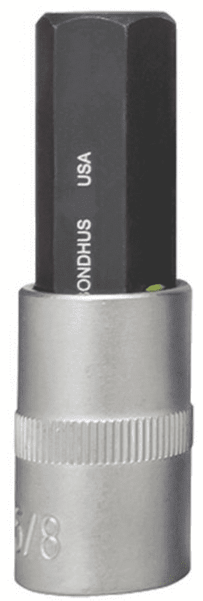 Picture of 3/8” ProHold Hex Bit 2" w/ 3/8" Dr Socket