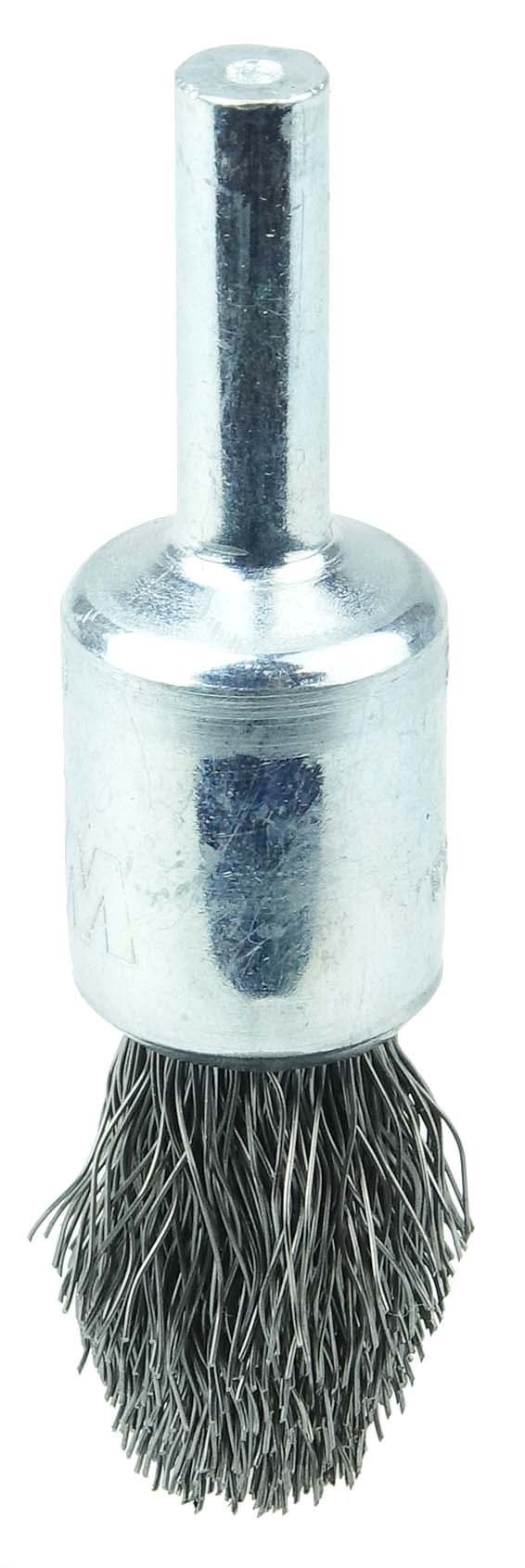 Picture of Controlled Flare Crimped Wire End Brush 1/2", .0104" Steel Fill