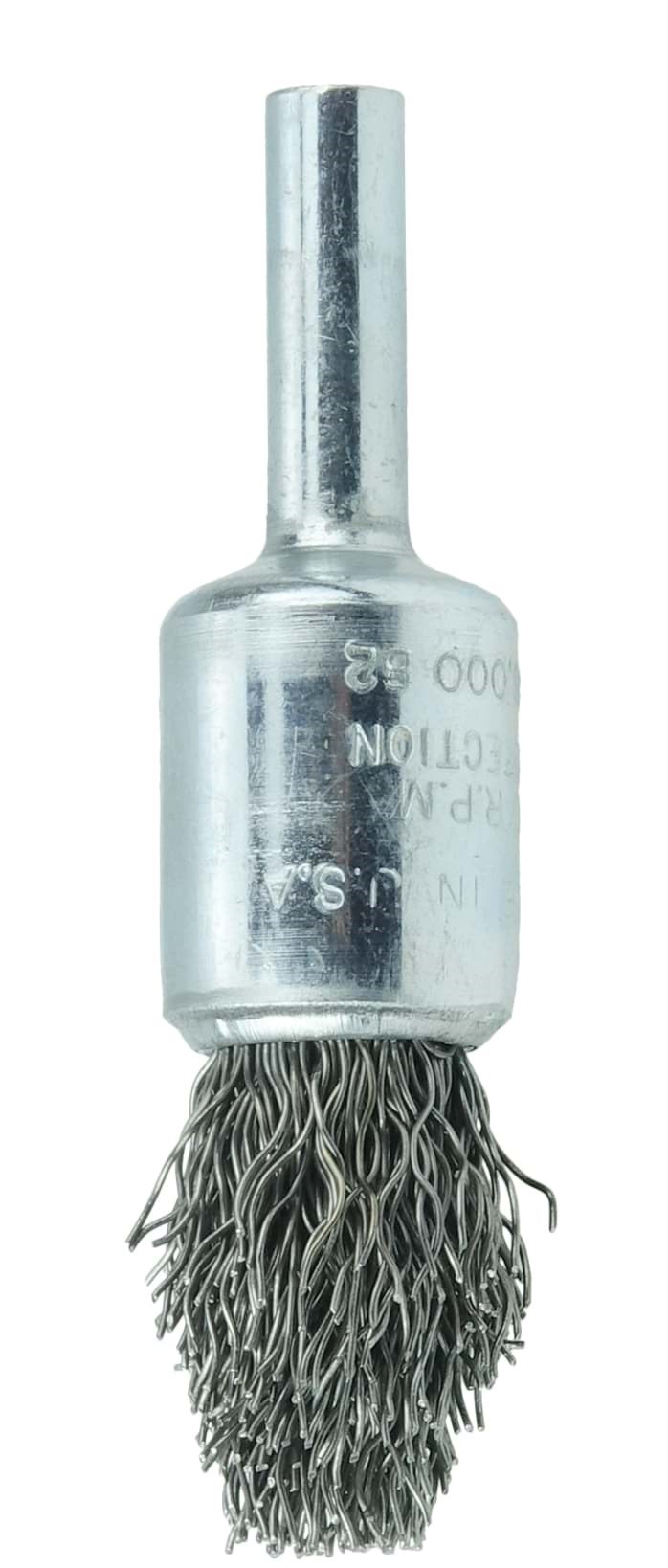 Picture of Controlled Flare Crimped Wire End Brush 1/2", .020" Steel Fill
