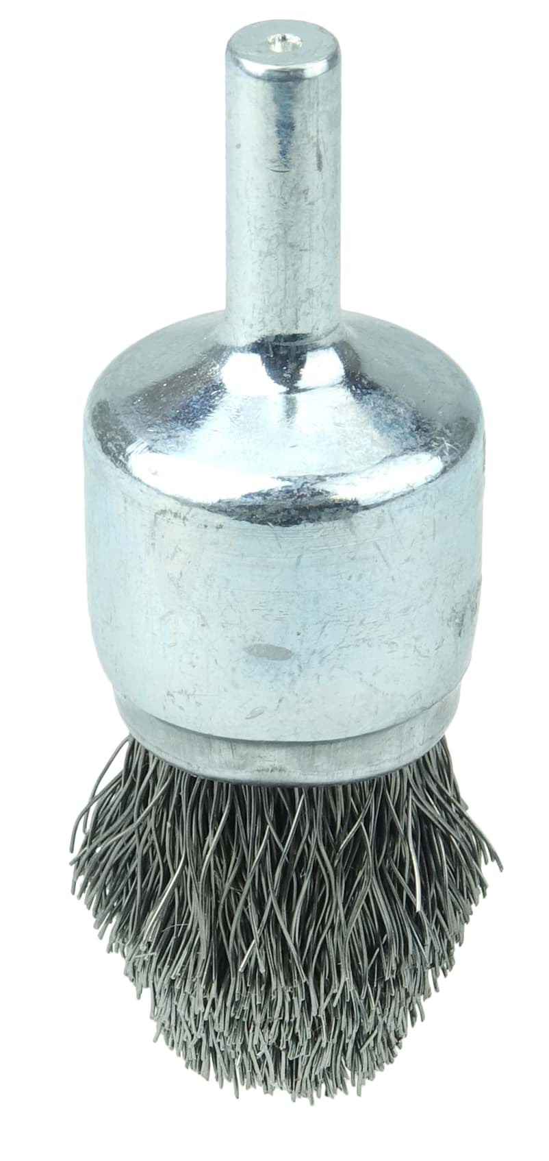 Picture of Controlled Flare Crimped Wire End Brush 3/4", .0104" Steel Fill