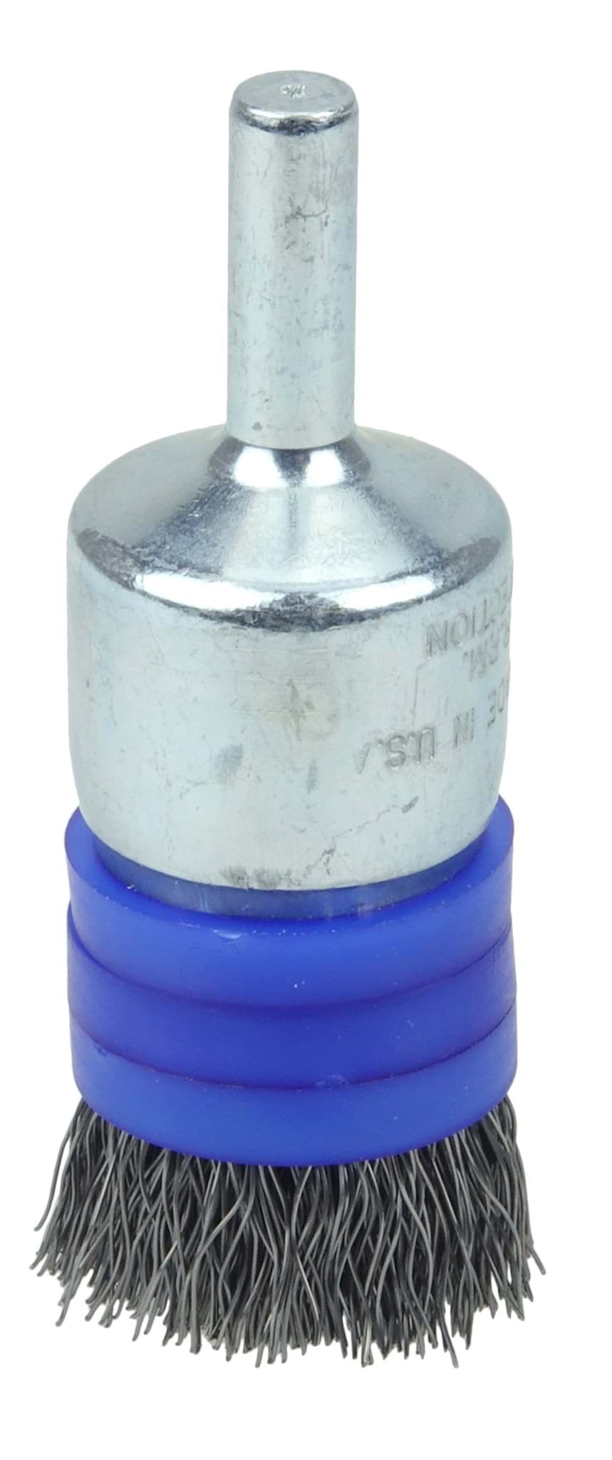 Picture of 3/4" Banded Crimped Wire End Brush, .0104" Steel Fill