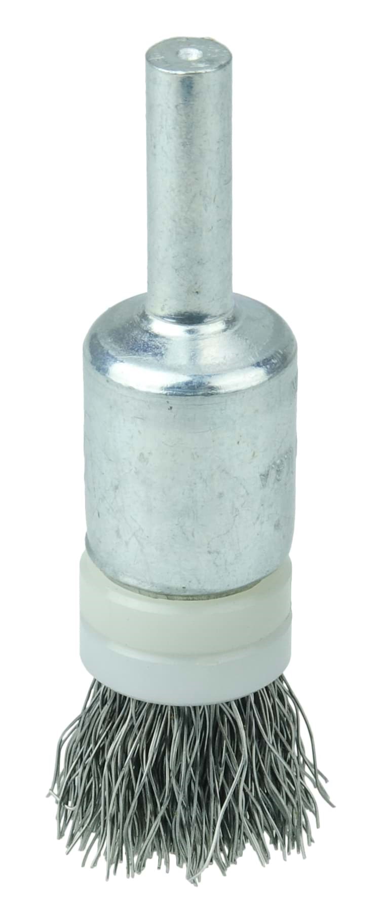 Picture of Banded Crimped Wire End Brush 1/2", .006" Stainless Steel Fill