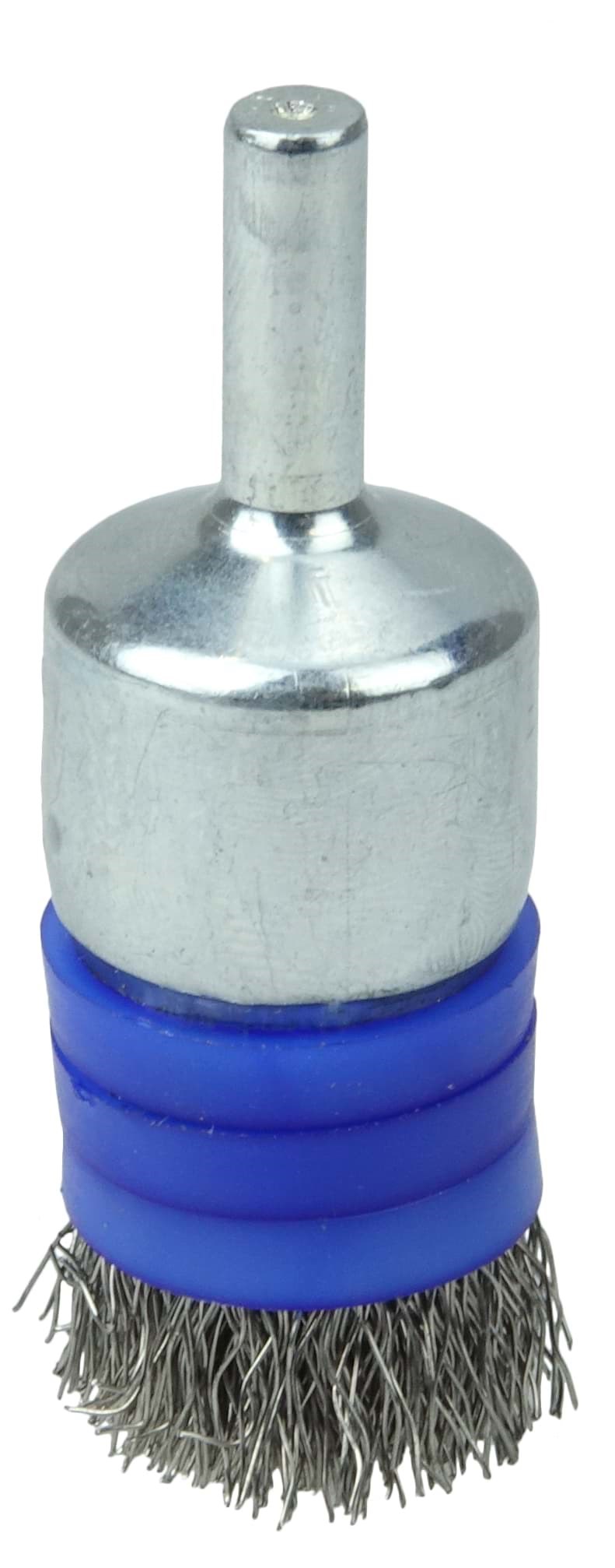 Picture of 3/4" Banded Crimped Wire End Brush, .0104" Stainless Steel Fill