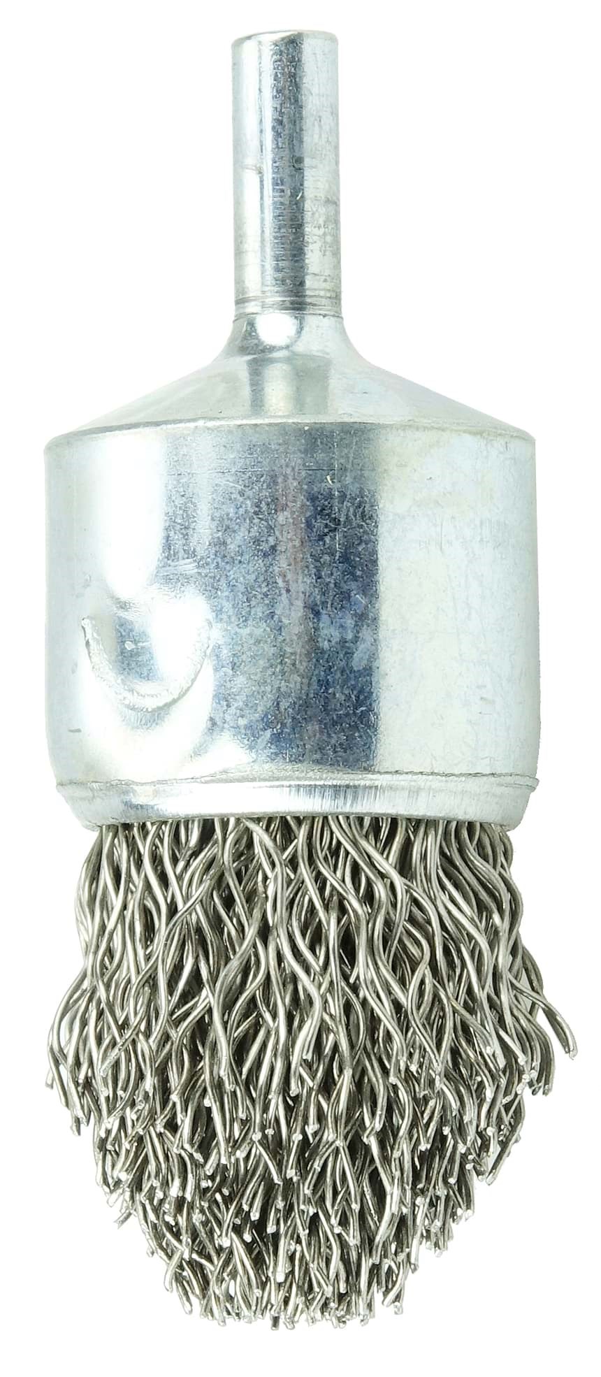 Picture of Controlled Flare Crimped Wire End Brush 1", .020" Stainless Steel Fill
