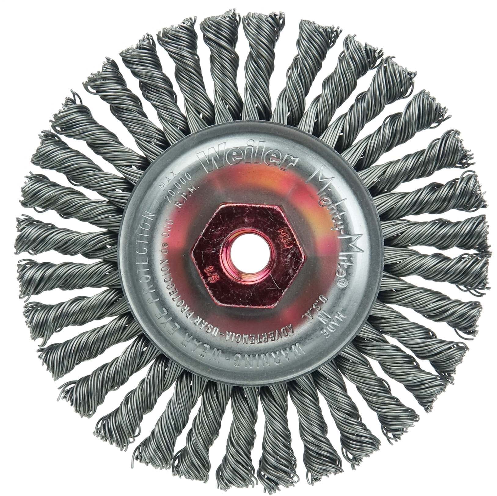 Picture of Mini Roughneck 4" Stringer Bead Wheel, .020" Steel Fill, M10x1.50 Nut