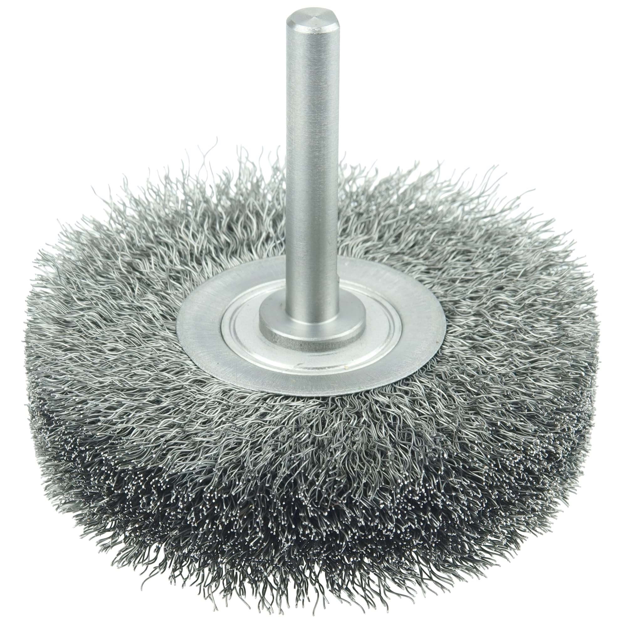 Picture of Bore-Rx 4"Dia. Internal Brush Deburring Tool, .0118" Crimped Steel Wire Fill, 3/8" Stem