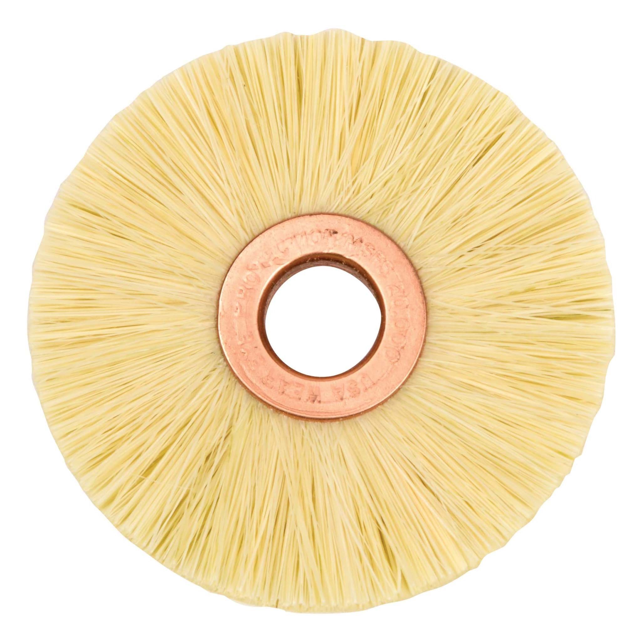 Picture of 2-1/2" Small Diameter Tampico Wheel Brush, 1/2" Arbor Hole