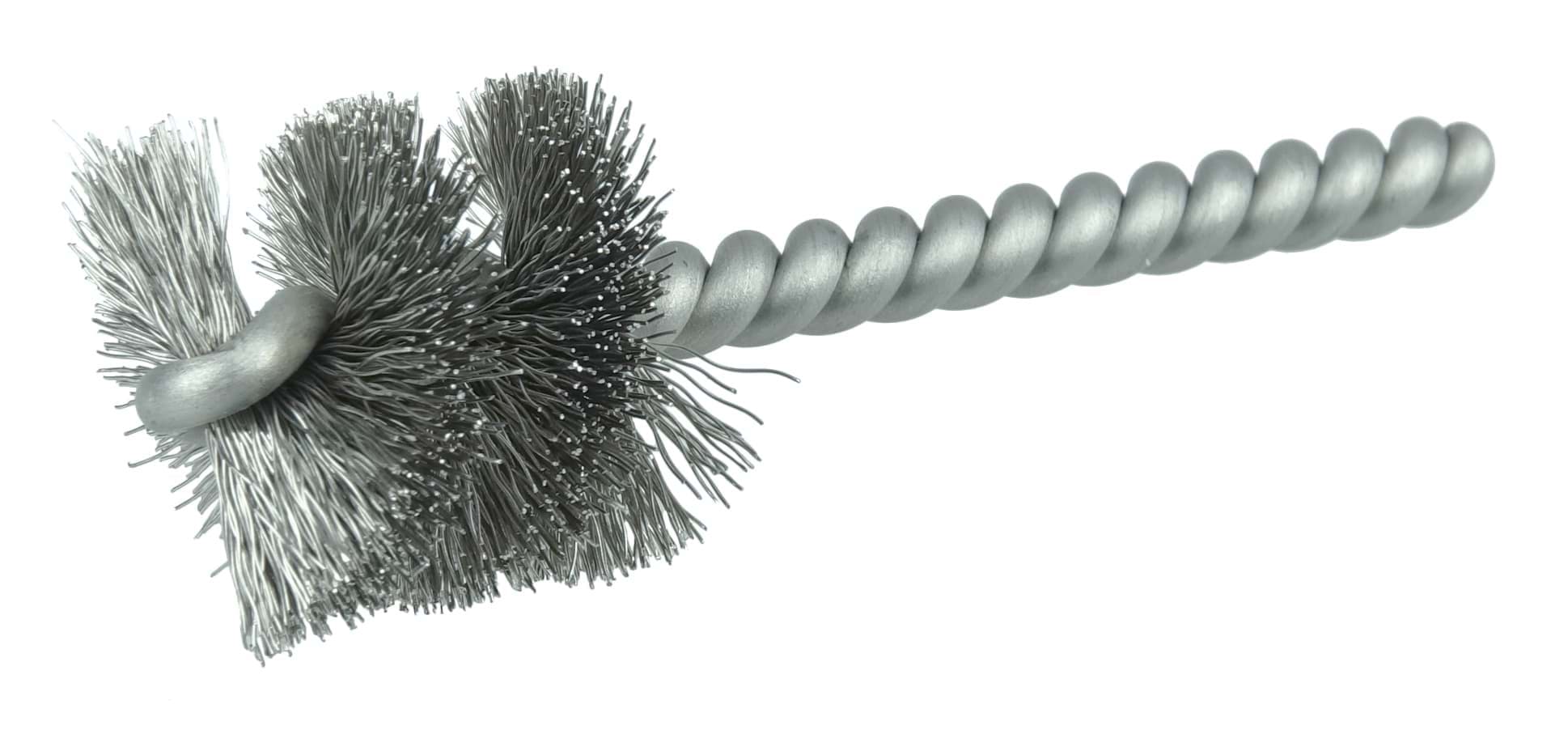 Picture of 1" Power Tube Brush, .008" Stainless Steel Wire Fill, 1" Brush Length
