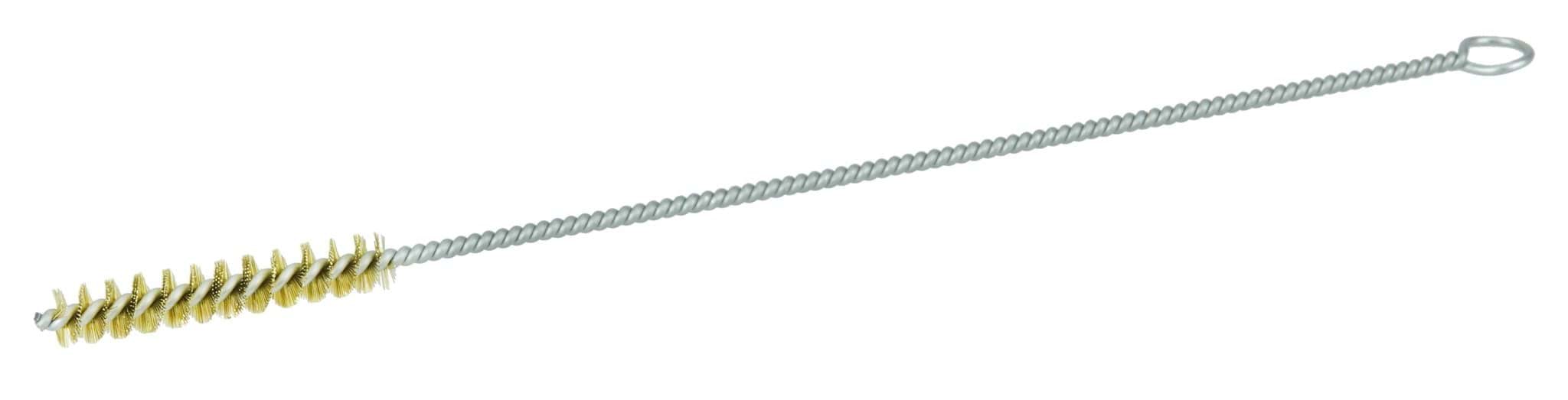 Picture of 1/4" Hand Tube Brush, .005" Brass Wire Fill, 1-1/2" Brush Length