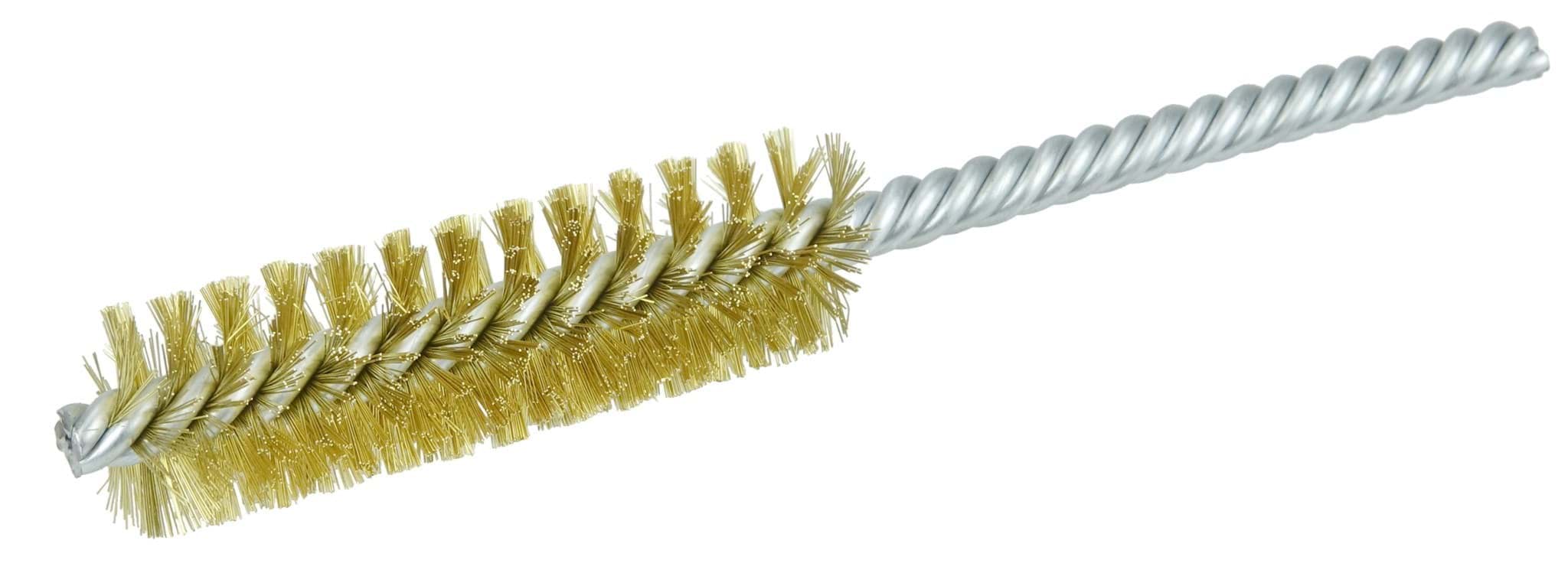 Picture of 3/4" Power Tube Brush, .006" Brass Wire Fill, 2-1/2" Brush Length