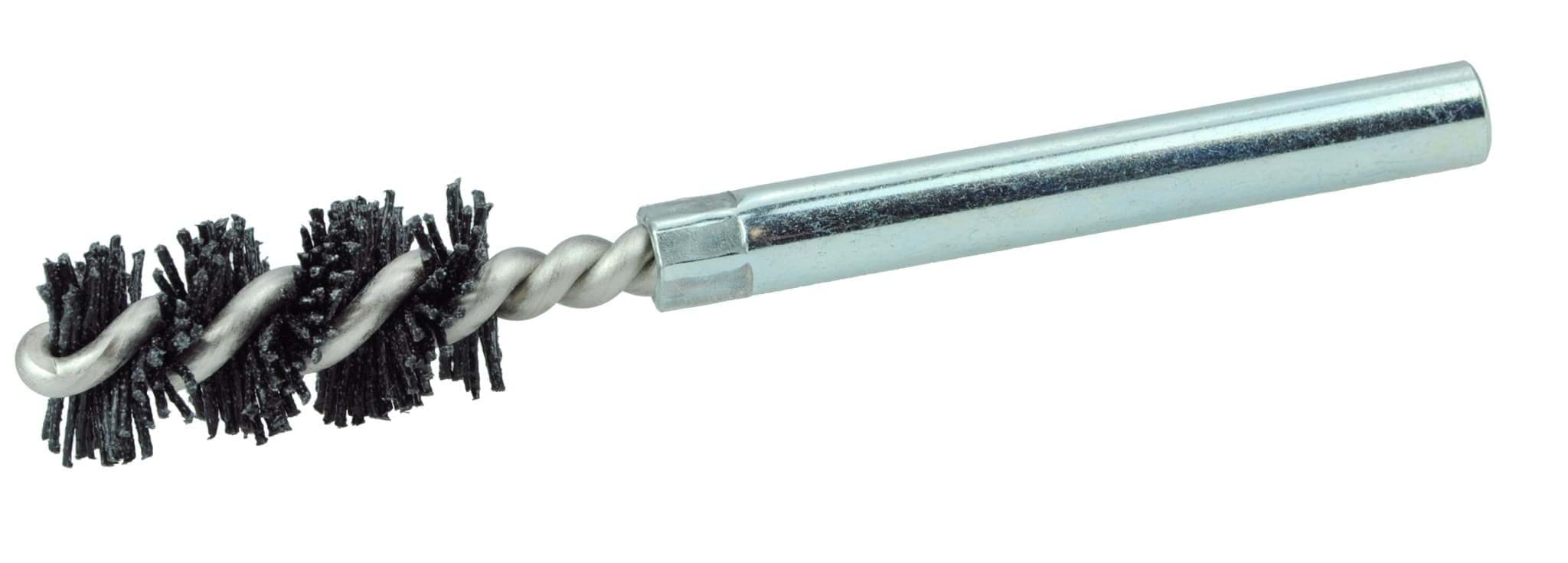 Picture of Burr-Rx 1/2"-Dia Power Tube Brush, .026/120CG Crimped Fill, 1" Brush Length, 3-1/2" Overall Length