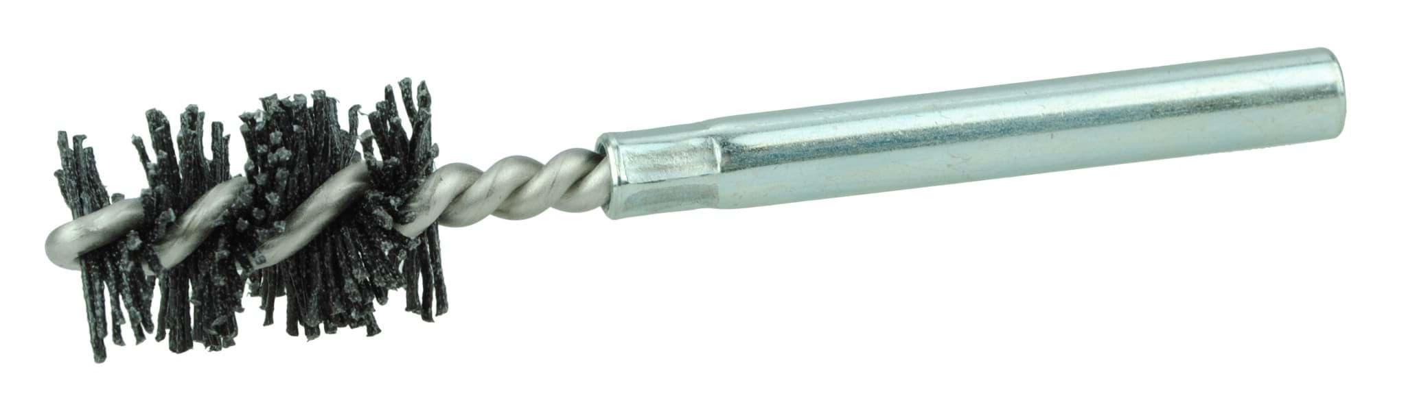 Picture of Burr-Rx 5/8"-Dia Power Tube Brush, .026/120CG Crimped Fill, 1" Brush Length, 3-1/2" Overall Length