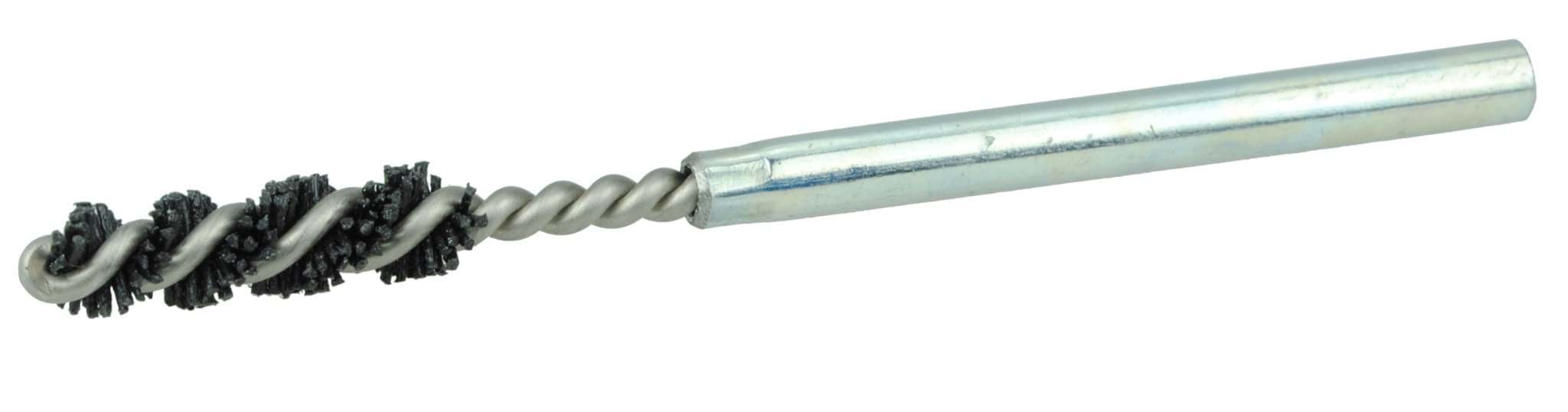 Picture of Burr-Rx 8MM-Dia Power Tube Brush, .026/120CG Crimped Fill, 1" Brush Length, 3-1/2" Overall Length