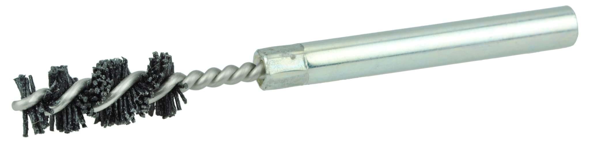 Picture of Burr-Rx 11MM-Dia Power Tube Brush, .026/120CG Crimped Fill, 1" Brush Length, 3-1/2" Overall Length