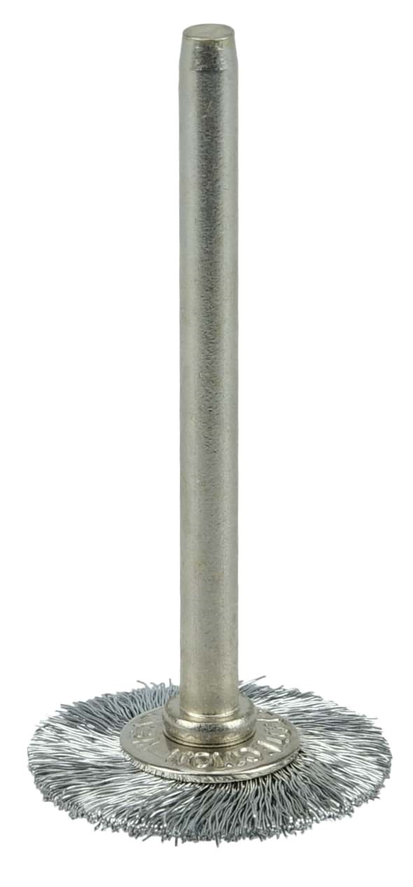 Picture of 3/4" Miniature Wire Wheel, .005" Steel Fill, 1/8" Stem