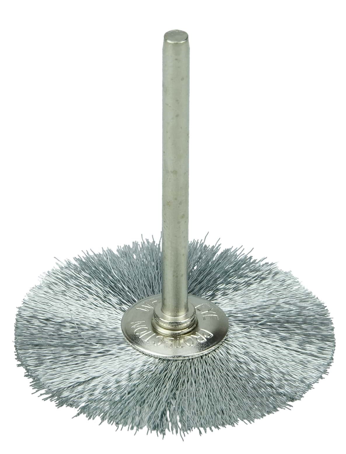 Picture of 1-1/4" Miniature Wire Wheel, .005" Steel Fill, 1/8" Stem