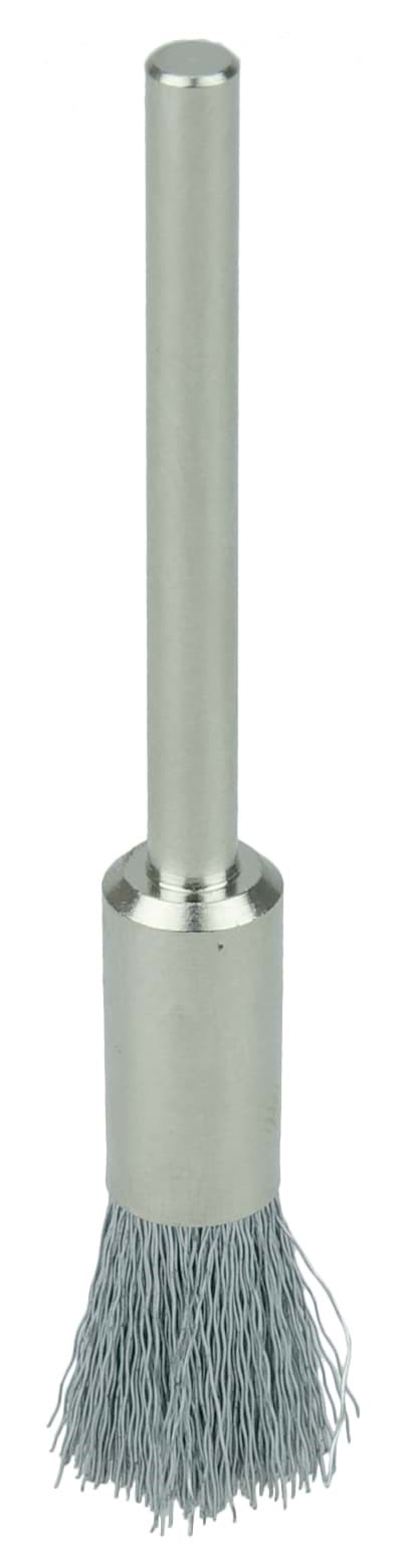 Picture of 3/16" Miniature Wire End Brush, .003" Steel Fill, 3/32" Stem