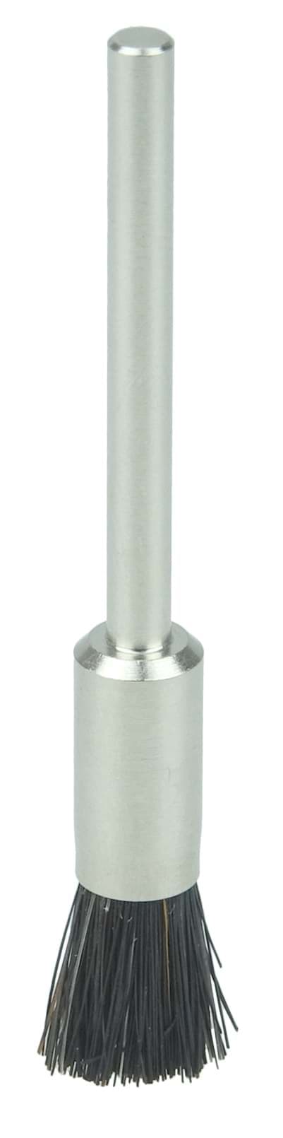 Picture of 1/4" Miniature End Brush, Stiff Hair Fill, 1/8" Stem