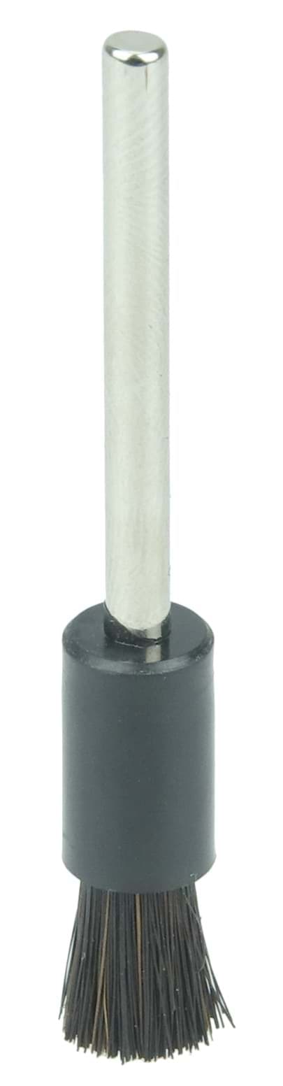 Picture of 1/4" Miniature End Brush, Stiff Hair Fill, 1/8" Stem