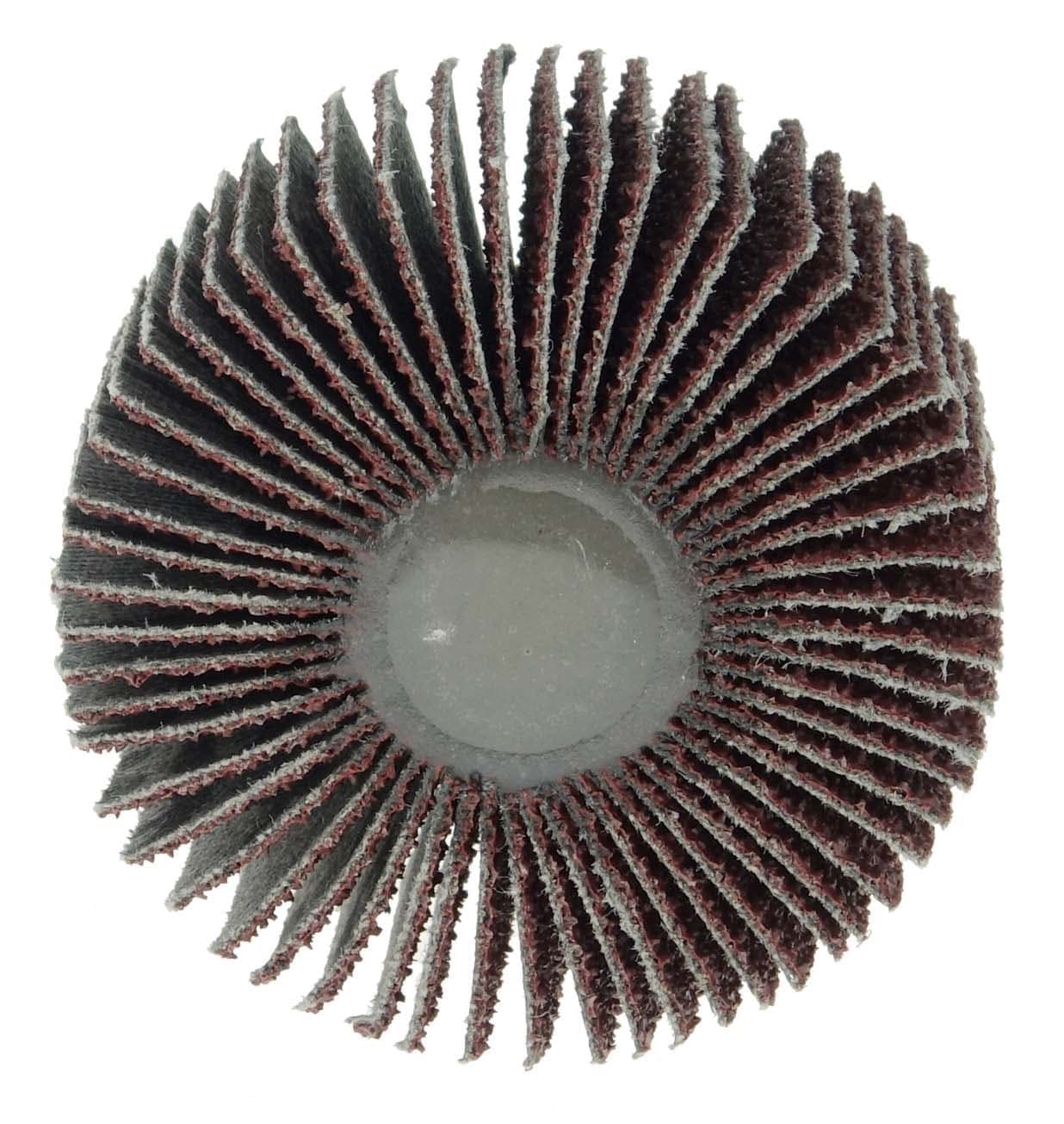 Picture of 2" x 1" x 40AO Wolverine Coated Abrasive Flap Wheel, 1/4" Stem