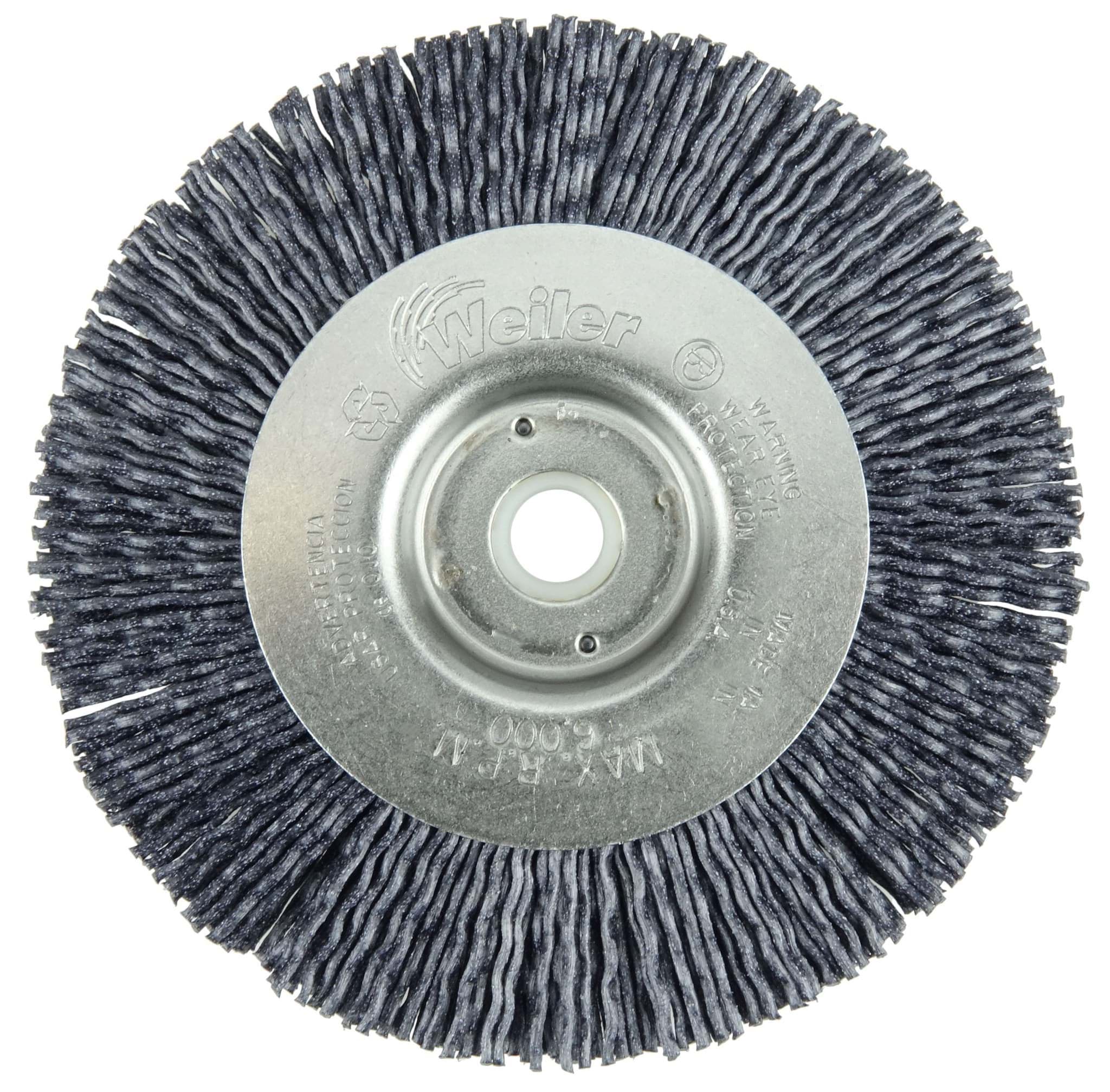 Picture of Burr-Rx 4" Narrow Face Wheel, .035/80CG Crimped Fill, 1/2"-3/8" Arbor Hole