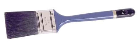 Picture of 1" Flat Sash Brush, Black China Bristle, 2" Trim Length, Blue Lacquered Handle