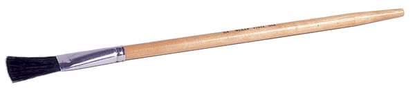 Picture of 3/4" Fitch Brush, Black China Bristle, 1-5/16" Trim Length, Clear Lacquered Handle