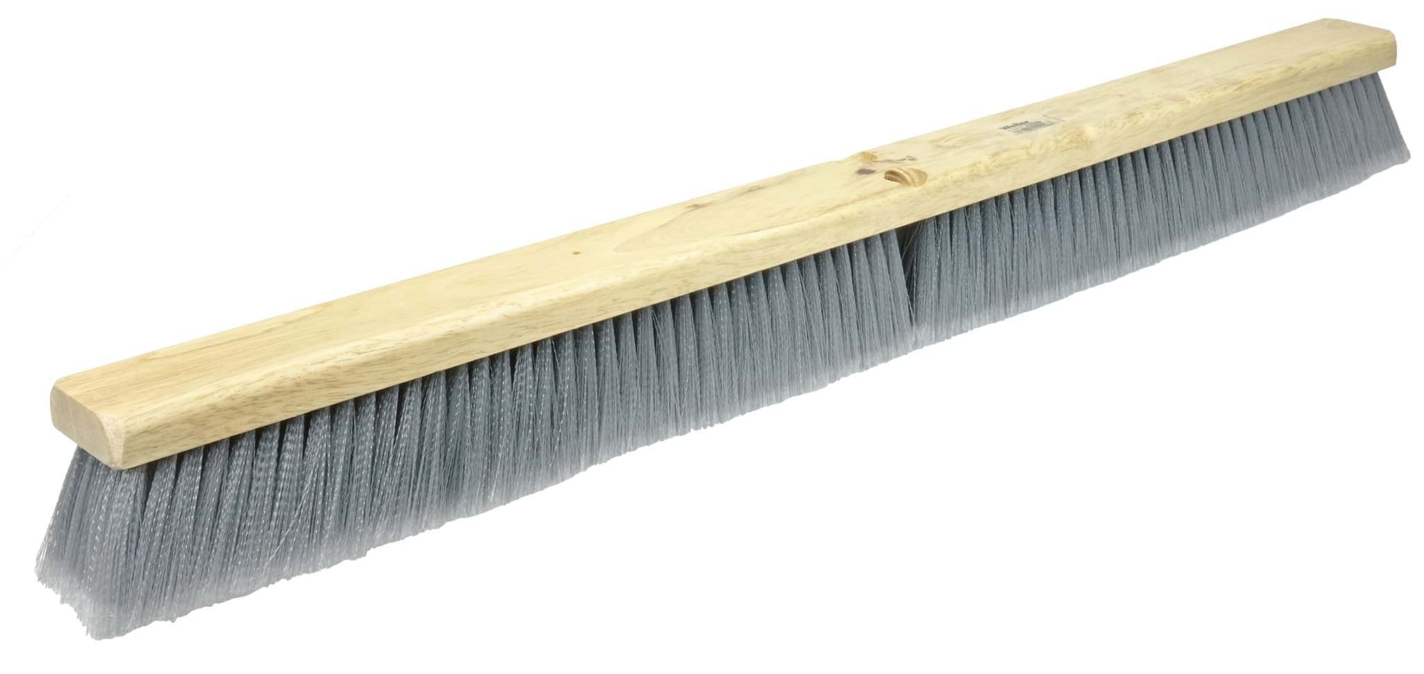 Picture of 36" Fine Sweep Floor Brush, Flagged Silver Polystyrene Fill, Includes Brace