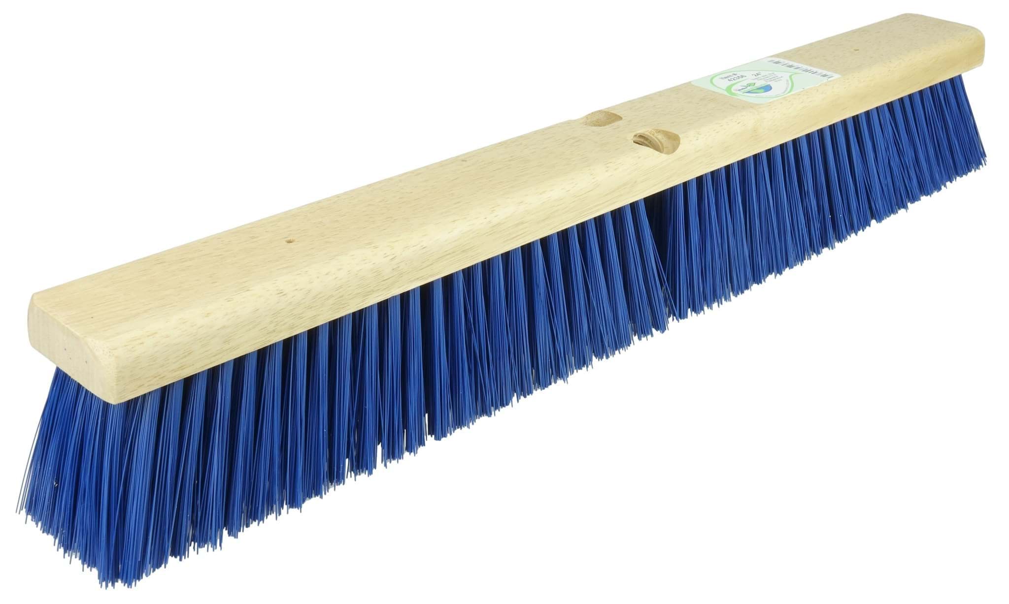 Picture of 24" Green Works Sweep, Medium Blue Fill with Rubberwood Block