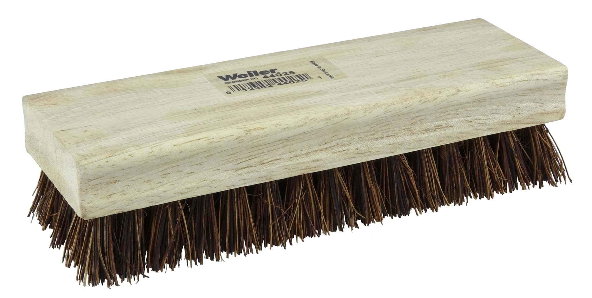 Picture of 8" Square End Scrub Brush, 1" Trim Length, Palmyra Fill