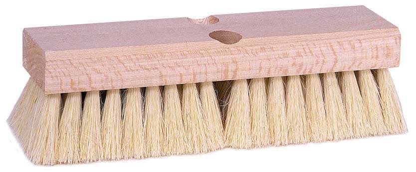 Picture of 12" Deck Scrub Brush, White Tampico Fill