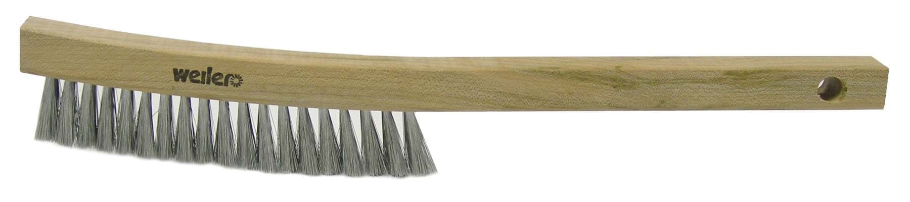 Picture of Plater's Brush, Steel Fill, 4 X 18 Rows, Shoe Handle