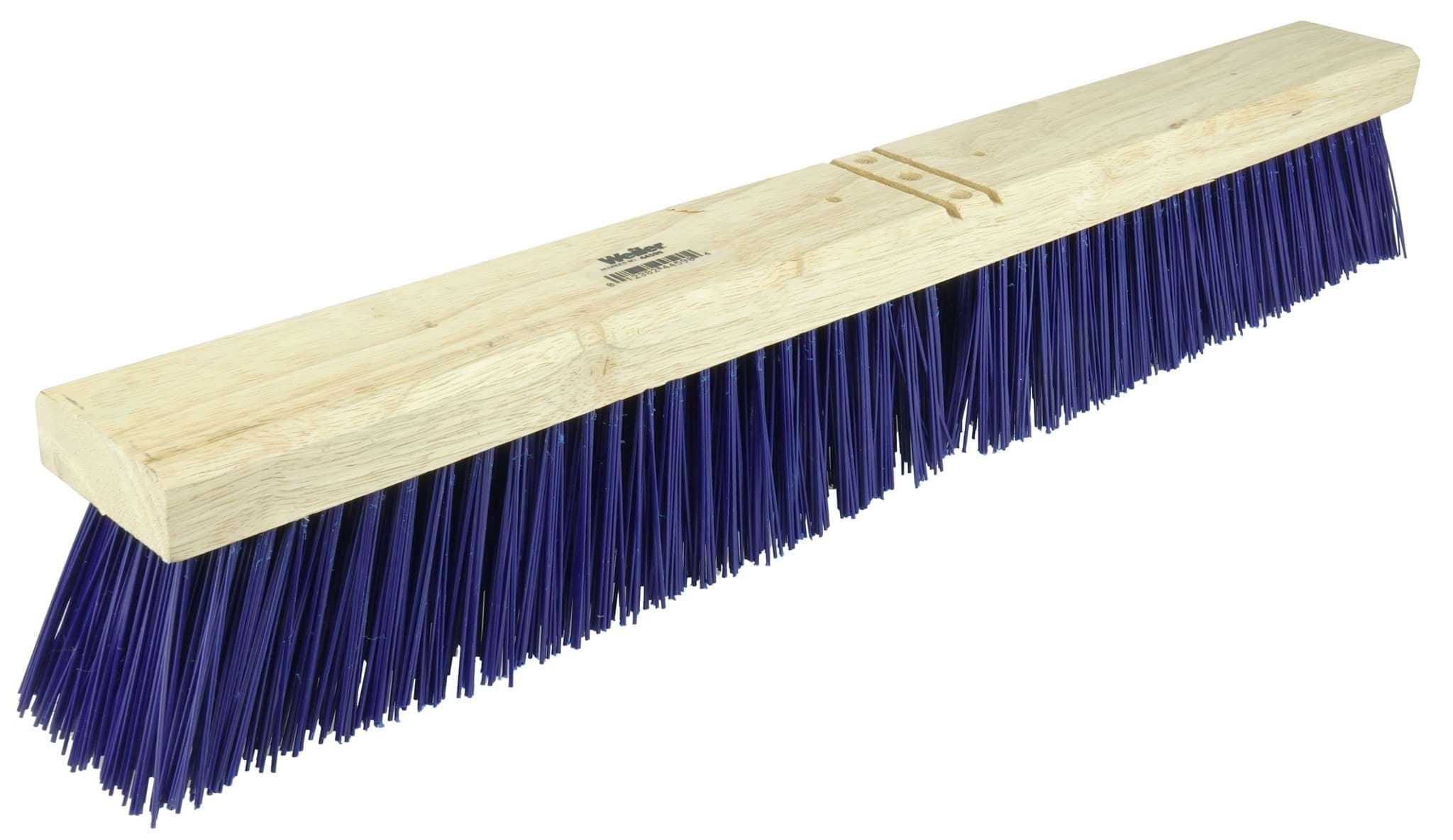 Picture of 24" Contractor Garage Broom, Stiff Blue Polypropylene Fill, Includes Brace