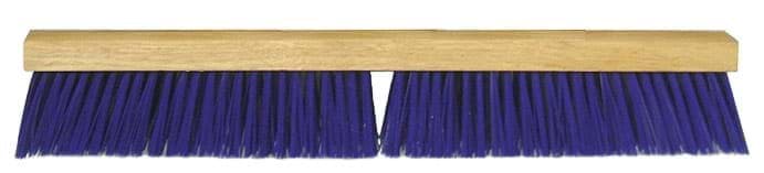 Picture of 24" Pro-Flex Stiff Blue Polypropylene Sweep with 60" Hardwood Handle