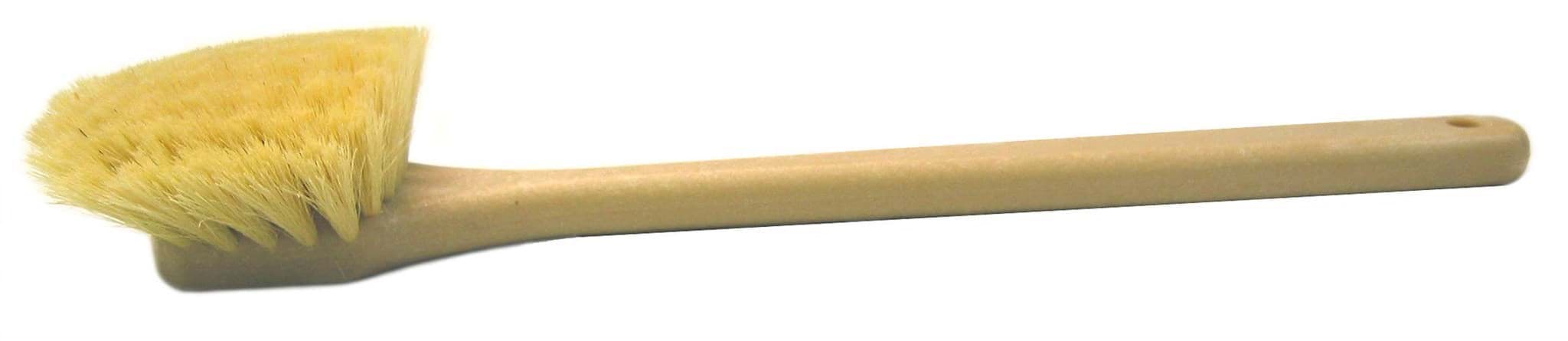 Picture of 20" Utility Scrub Brush, White Tampico Fill, Long Handle, Foam Block