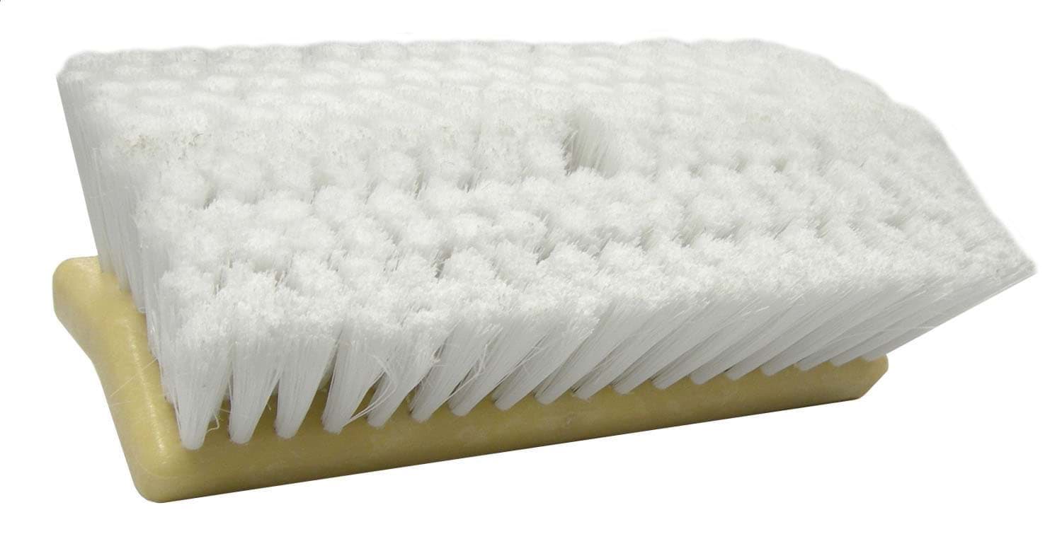 Picture of 10" Bi-Level Scrub Brush, Flagged White Polystyrene Fill