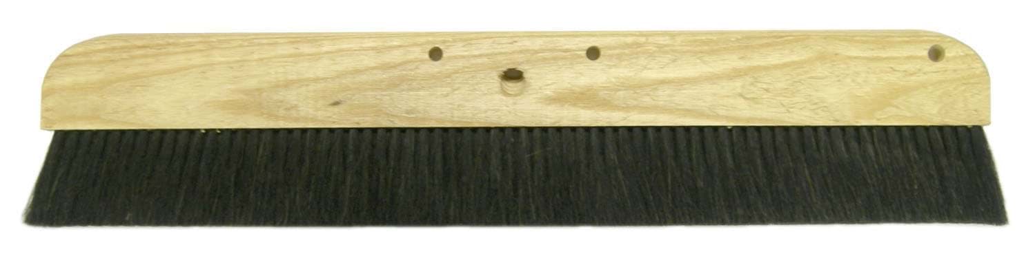 Picture of 24" Cement Finishing Brush Kit, 72" Wood Tip Handle (12 Heads + 12 Handles)