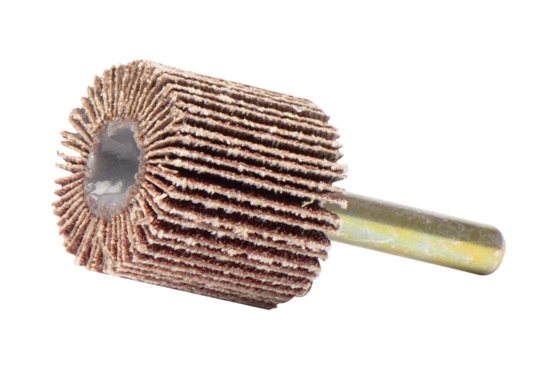 Picture of 1" x 1" Tiger Coated Abrasive Flap Wheel, 1/4" Stem, 60AO