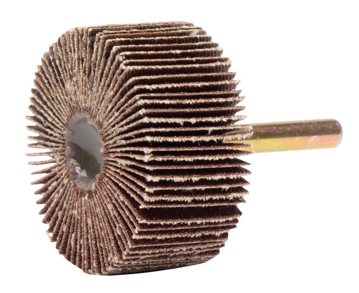 Picture of 2" x 1" Tiger Coated Abrasive Flap Wheel, 1/4" Stem, 120AO