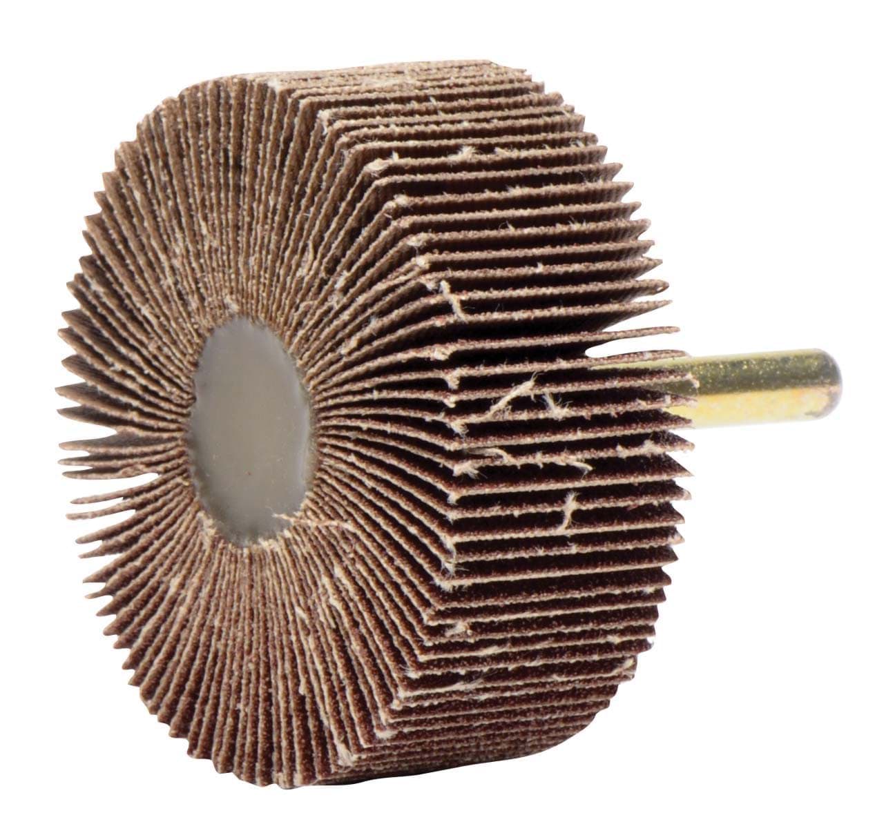 Picture of 2-1/2" x 1" Tiger Coated Abrasive Flap Wheel, 1/4" Stem, 80AO