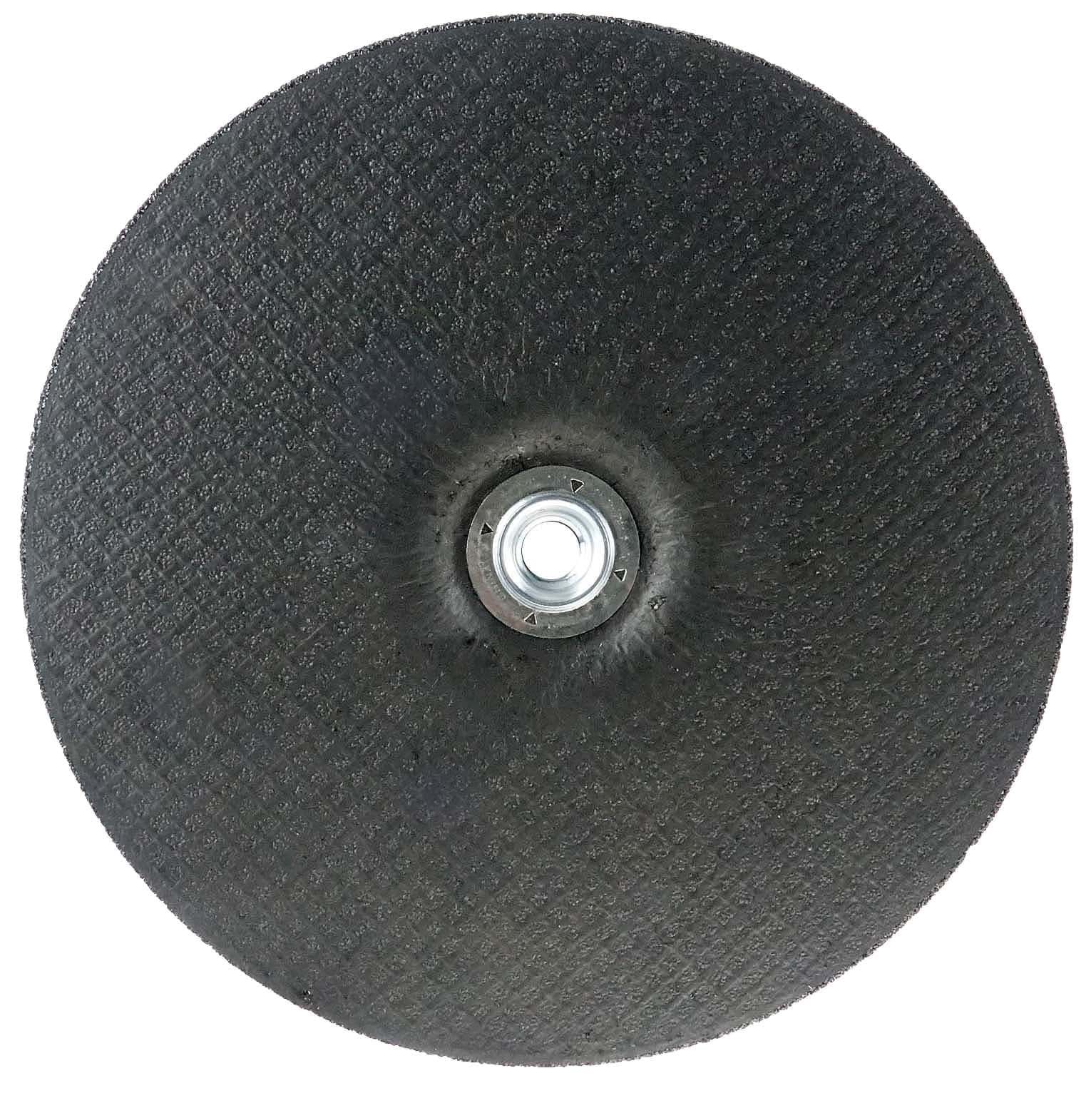 Picture of 9" x 1/4" Wolverine Type 27 Grinding Wheel, A24R, 5/8"-11 Nut