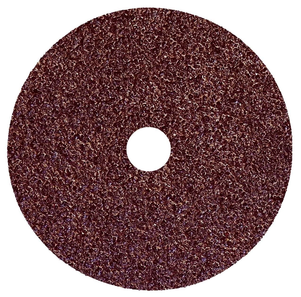 Picture of 4" Wolverine AO Resin Fiber Disc 24AO Grit 5/8 Arbor Hole