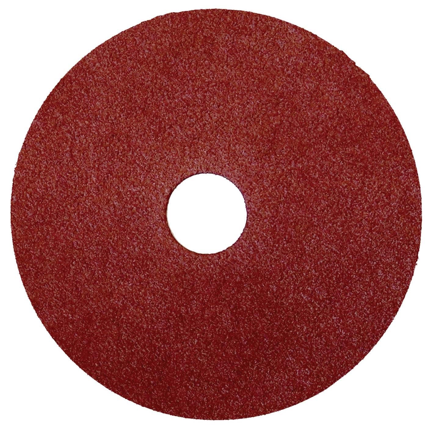 Picture of 4-1/2" Wolverine AO Resin Fiber Disc 100Z Grit 7/8 Arbor Hole